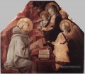 La Vierge apparaît à St Bernard Renaissance Filippo Lippi